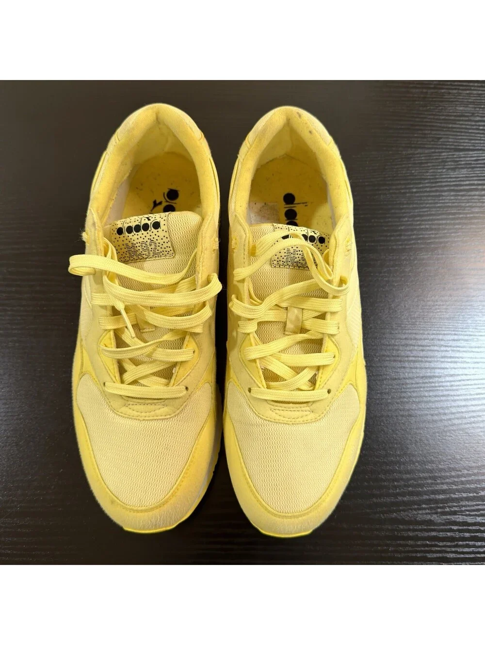 Size 10.5 US Men’s Diadora N92 Men's Sneakers In Pale Yellow